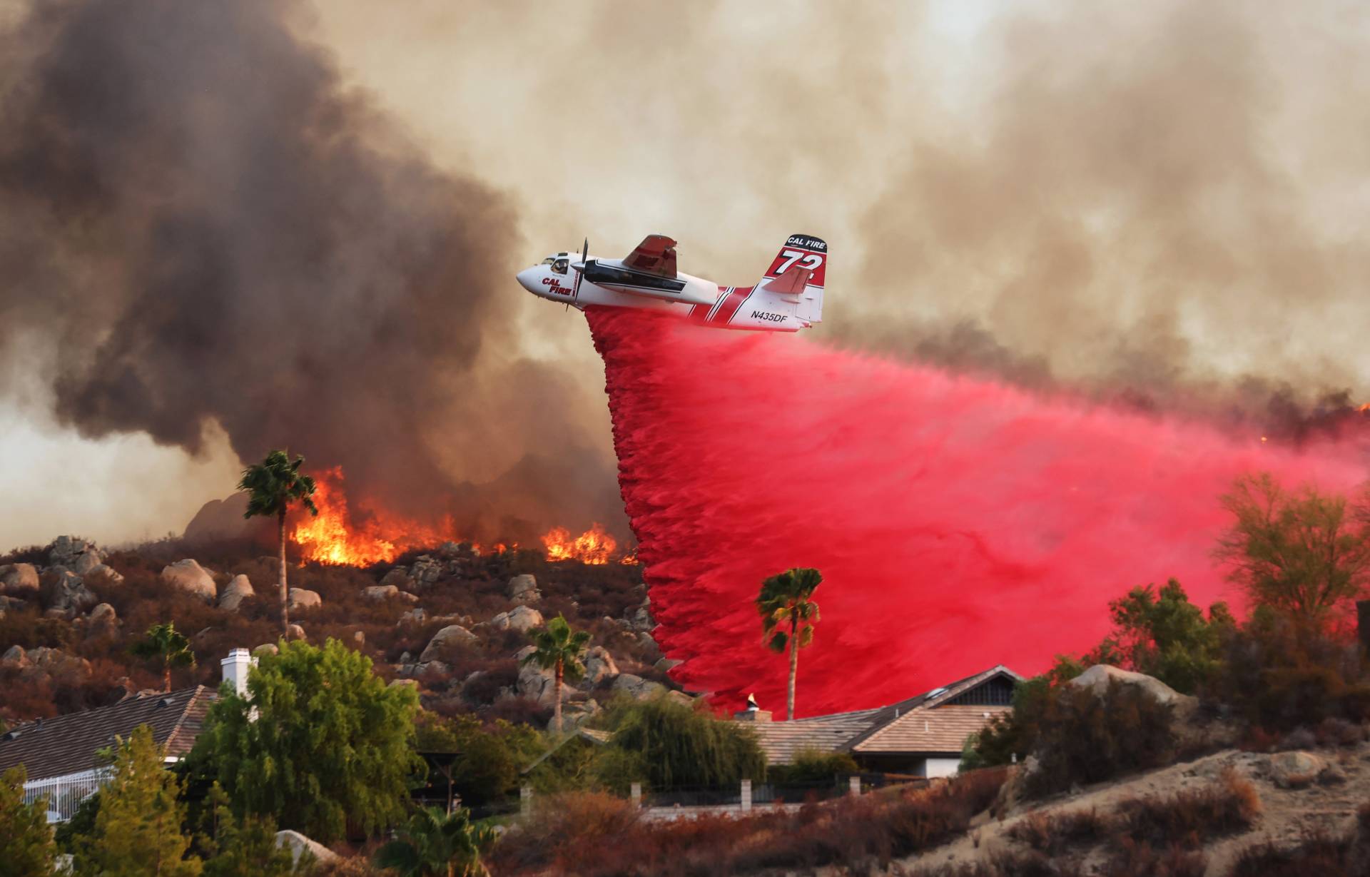 What is pink liquid? It is being used to control fires in Los Angeles