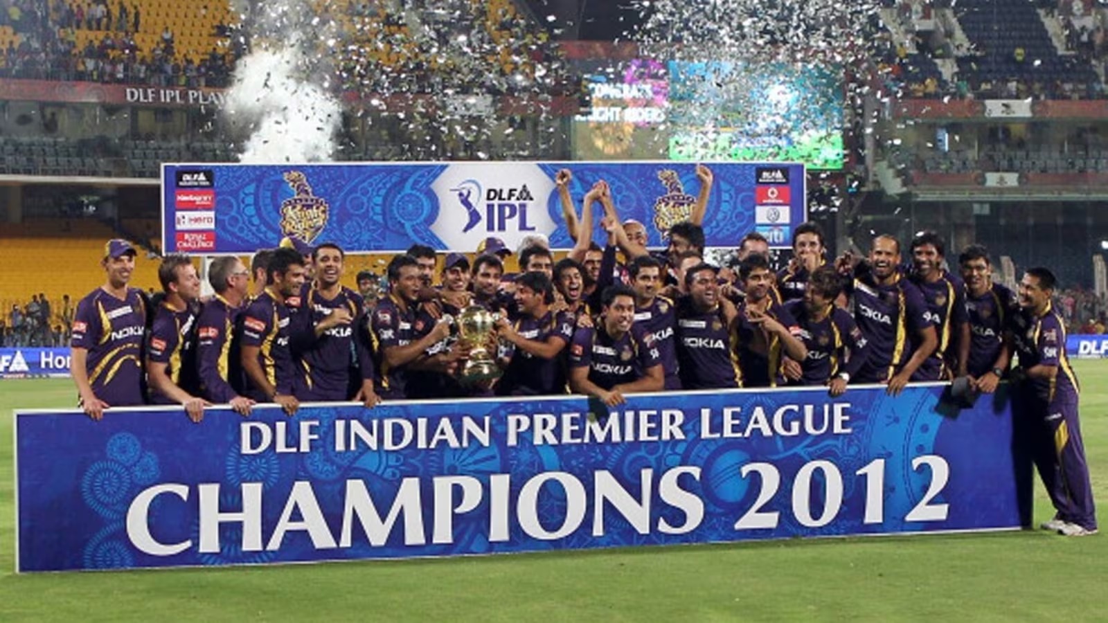 IPL 2012 Point Table , KKR Beats CSK in surprisingly .