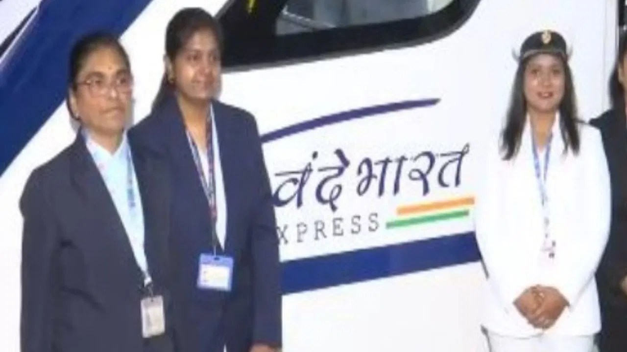 Women’s Day:  first time women’s crew operates vande bharat