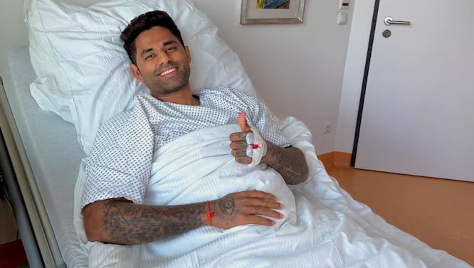 Suryakumar’s Hernia Operation Was Successful In Germany