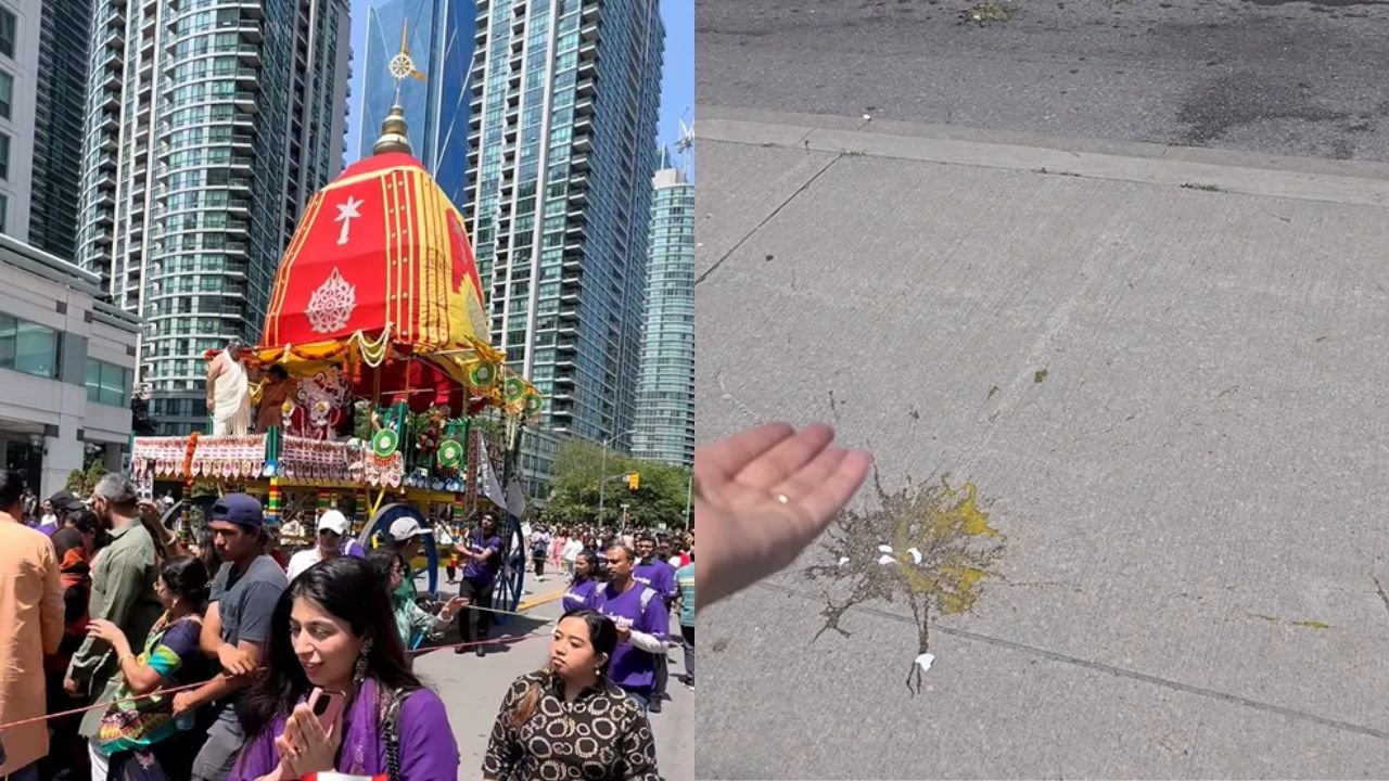 Eggs Thrown At Devotees During Rath Yatra In Canada