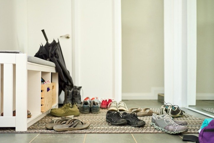 Do not drag your shoes and slippers, even by mistake