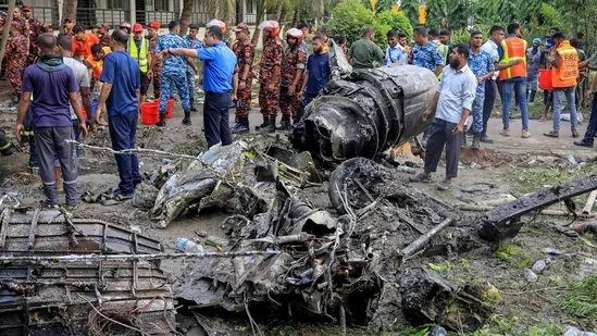 Bangladesh Air Force Jet Crashes Into School: At least 20 dead