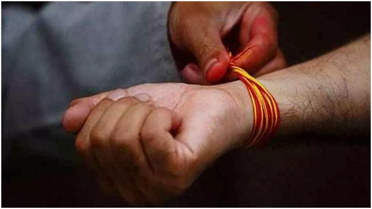 While Tying Dhaga/Kalava On The Hand , Why Are Only 3 Knots Tied