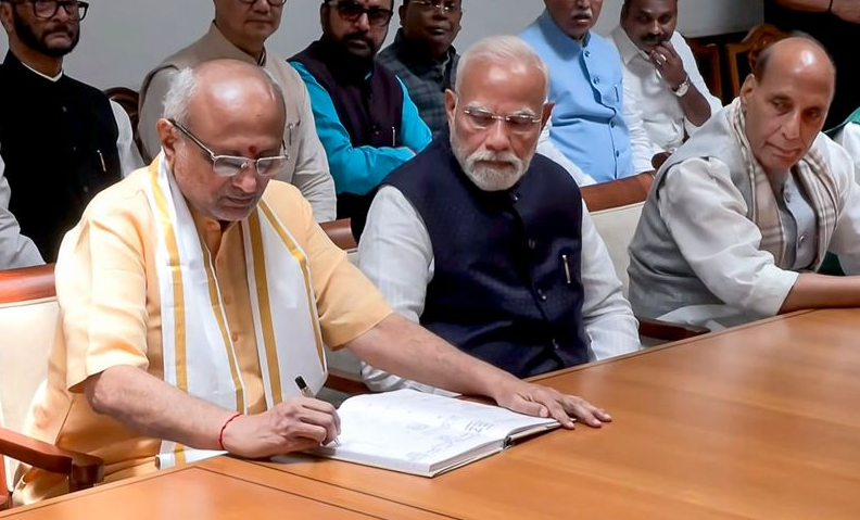 NDA’s Vice President Candidate CP Radhakrishnan Files Nomination