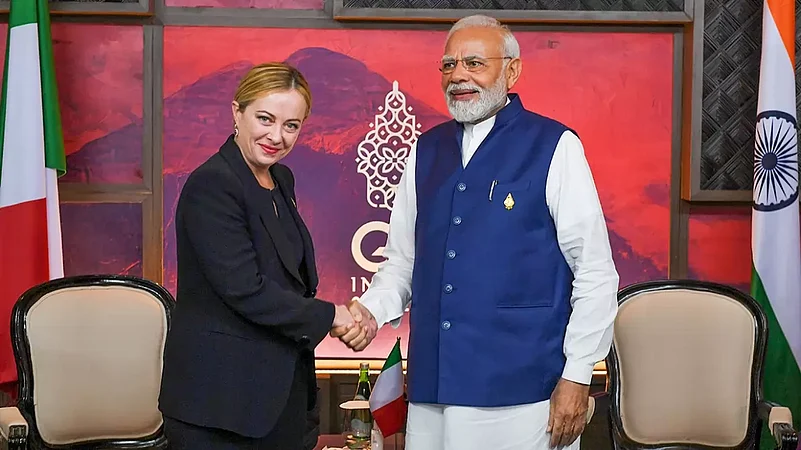 Prime Minister Modi Speaks With Italy PM Giorgia Meloni 