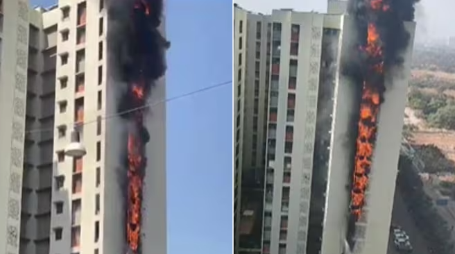 Massive Fire Breaks Out In 24-Storey Residential Building: 1 Dead, 18 Injured