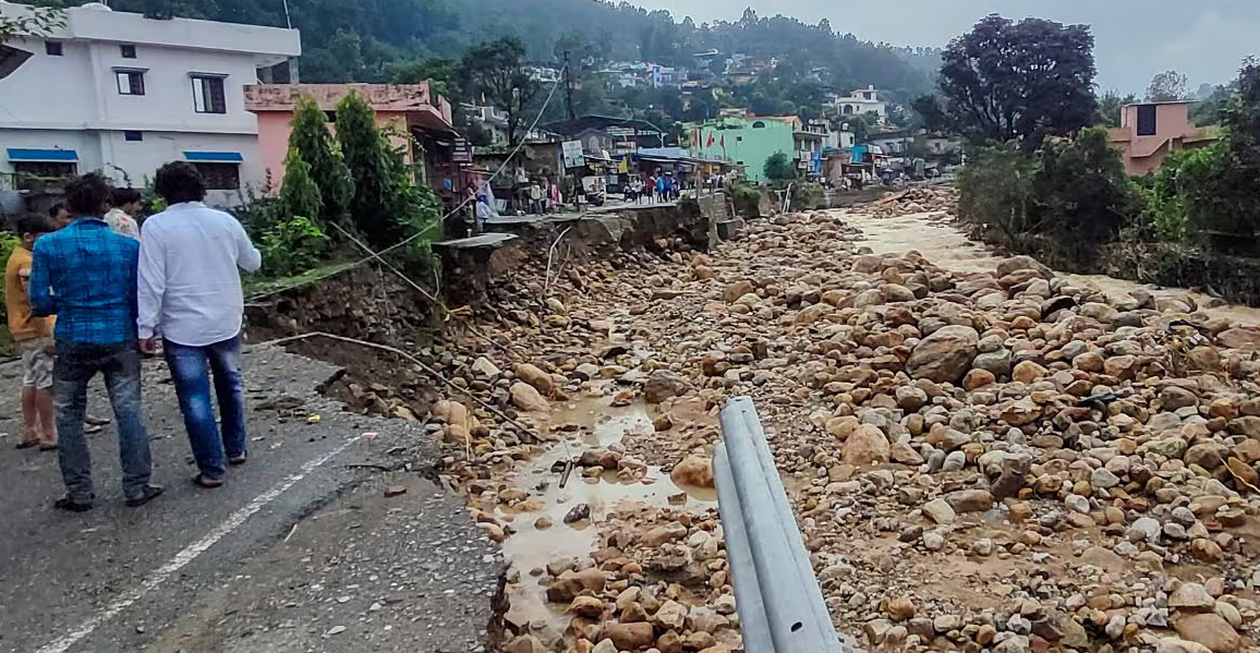 Cloudburst In Devbhoomi: Heavy Rains Damage Roads, Home, Shops