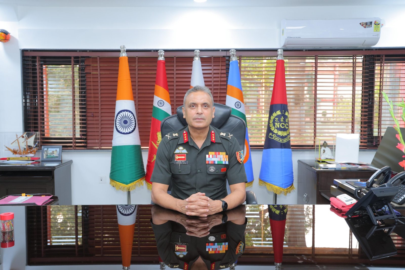 Lieutenant General Virendra Vats takes over as Director General of National Cadet Corps (NCC)
