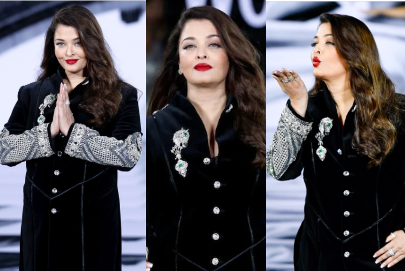 Paris Fashion Week 2025: Aishwarya Dazzled In A Black Diamond Dress By Manish Malhotra