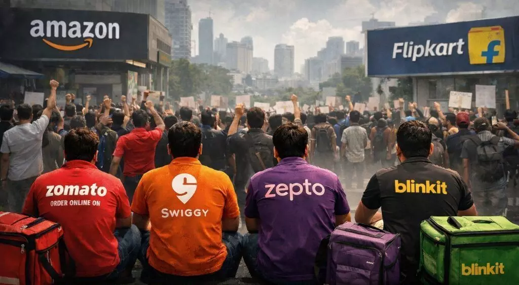 Delivery Partners Protest Unsafe Work Conditions, Seek Ban on 10-Minute Delivery Option