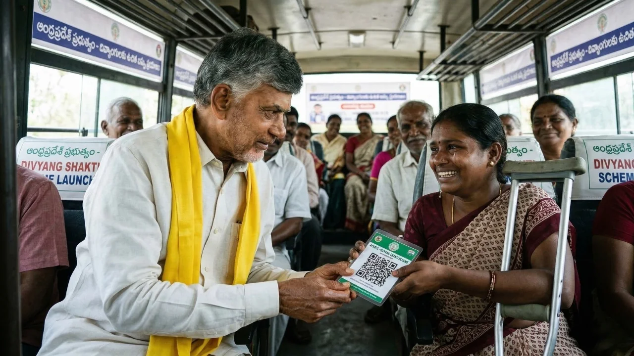 Andhra Pradesh Govt. Launches ‘Divyang Shakti’ Free Bus Scheme