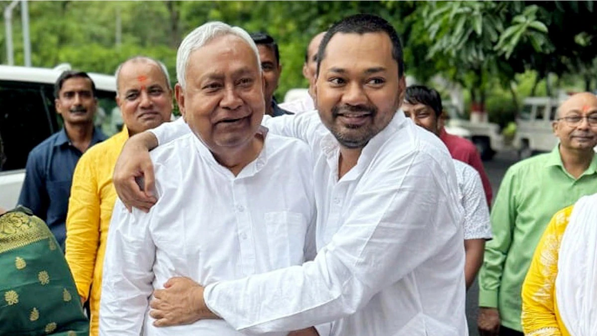 Nitish Kumar’s Son Nishant Enters JDU, Calls His Father a Symbol of Integrity