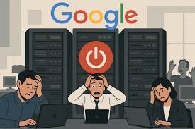 Google Is Down , Searching Show Server Down