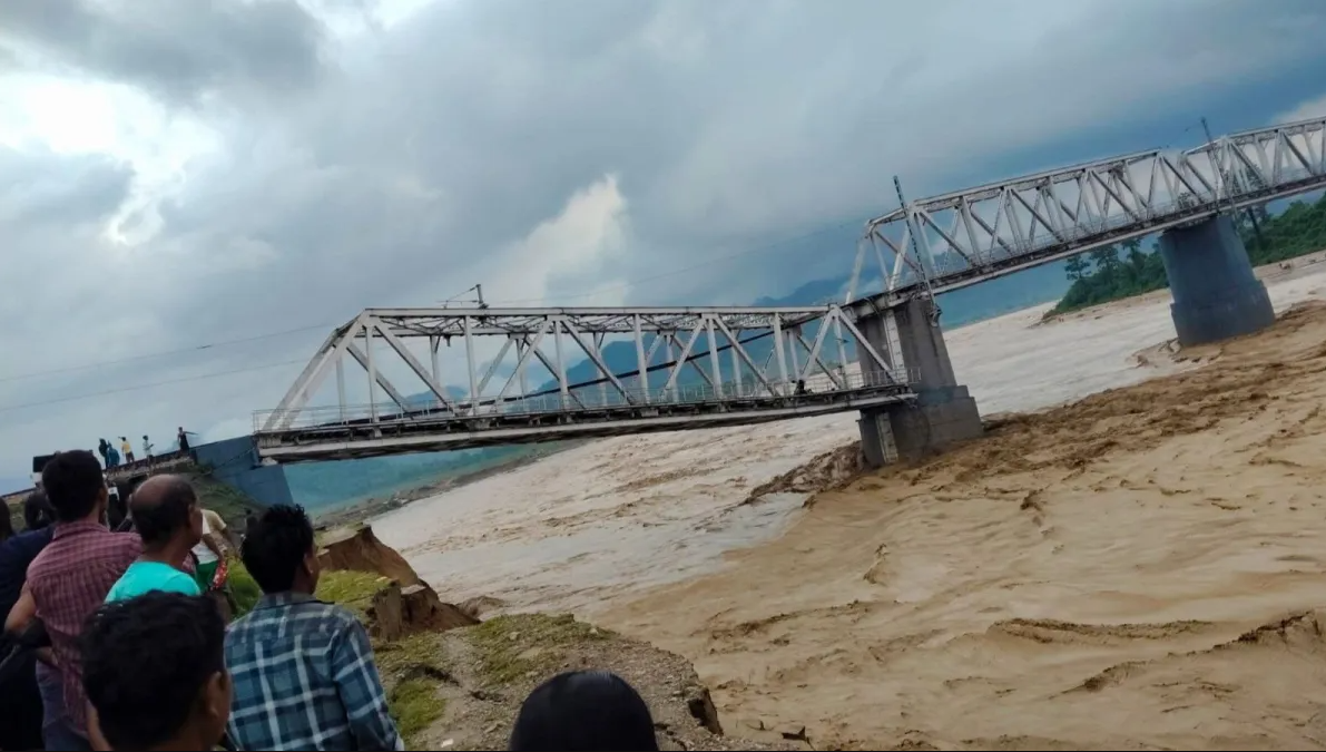 Assam floods: Railway bridge collapsed, agricultural land destroyed