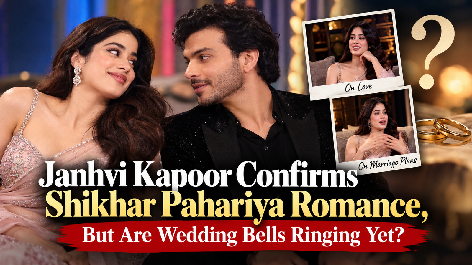 Janhvi Kapoor Confirms Shikhar Pahariya Romance, Wedding Plans
