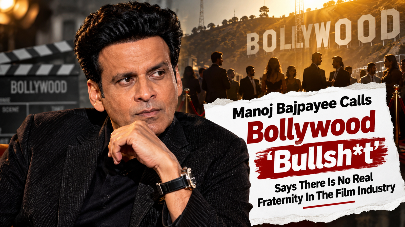 Manoj Bajpayee Calls Bollywood ‘Bullsh*t’, Questions Film Industry Fraternity